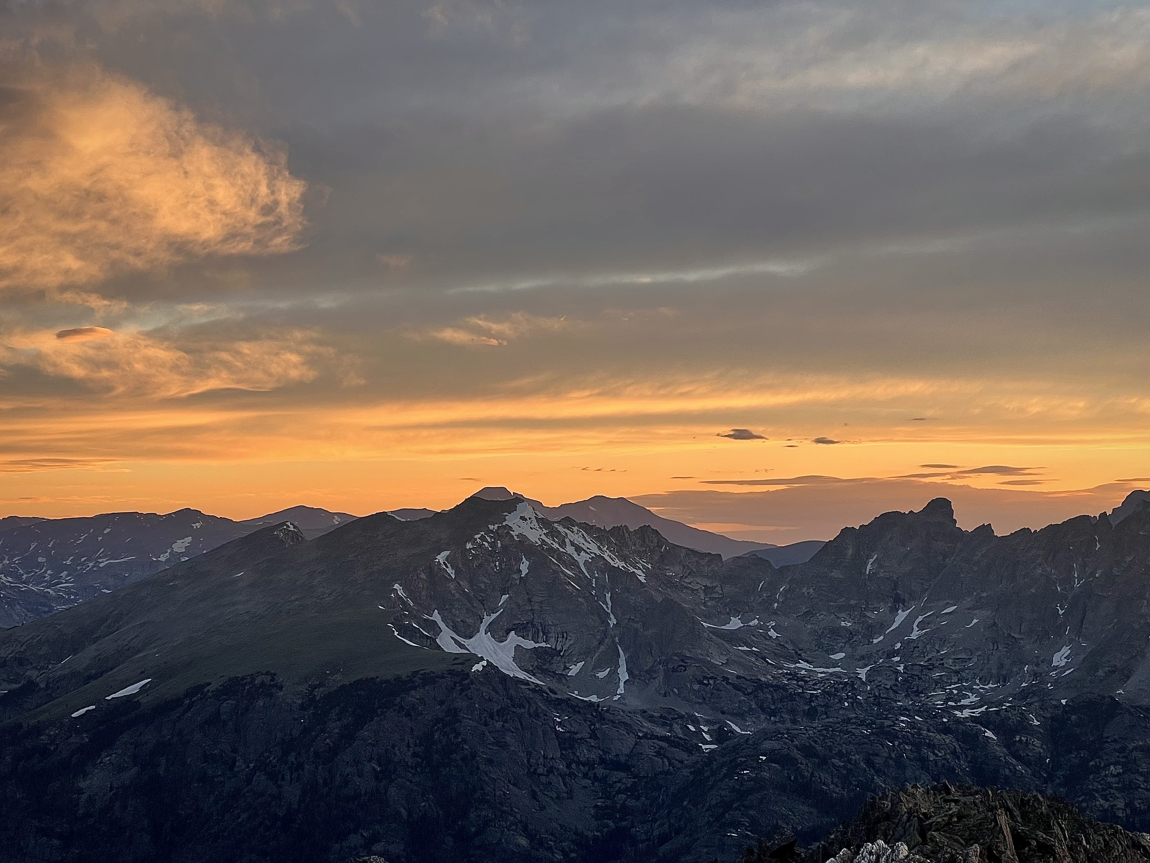 View to Longs Peak from Indian Peaks Wilderness